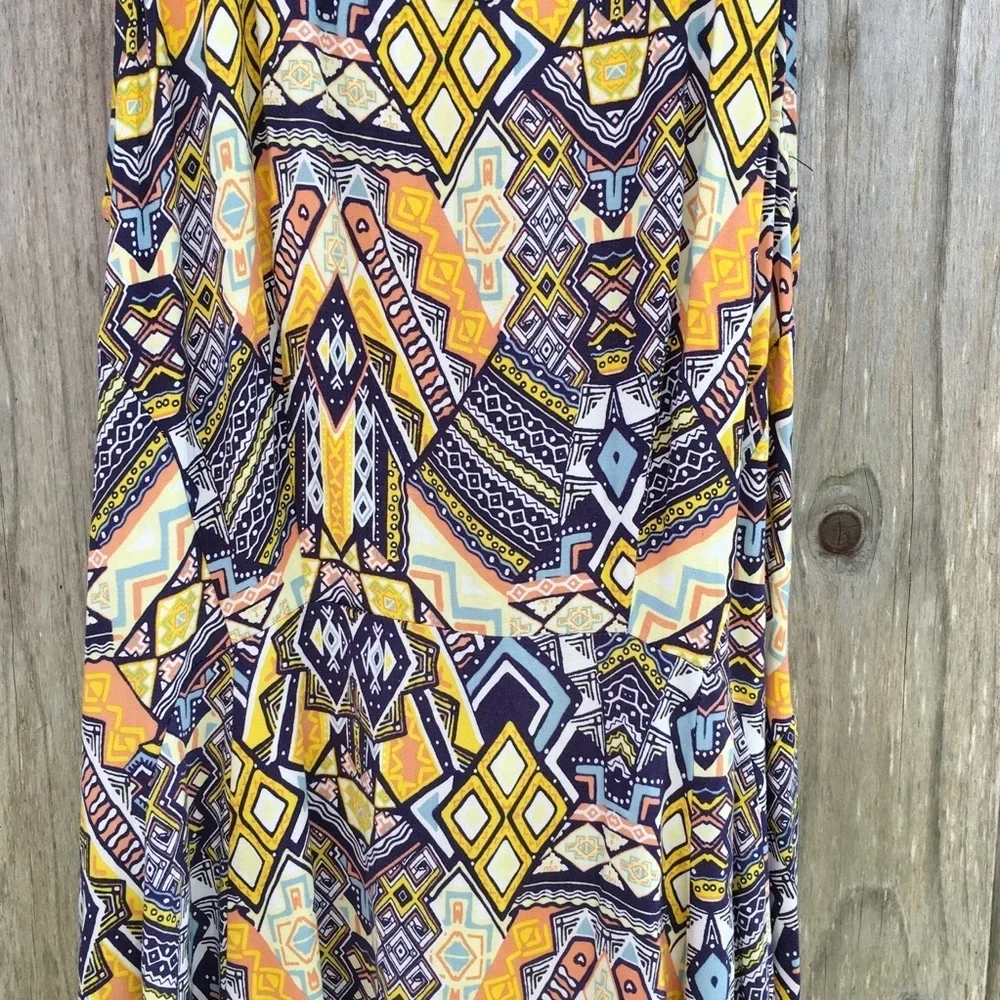 BeBop Abstract Geometric Print Tunic Dress Medium
